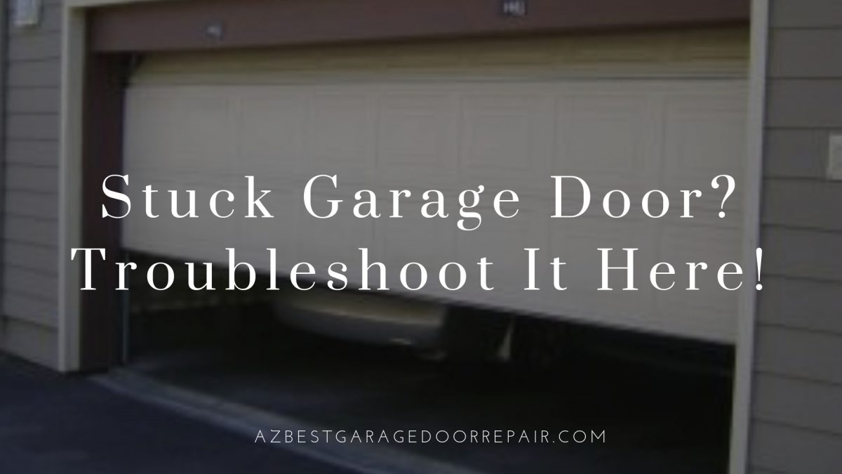 stucked garage door repair