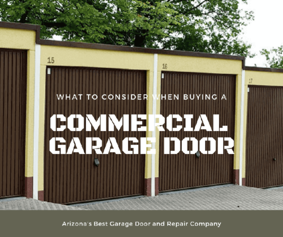 tips on buying commercial garage door